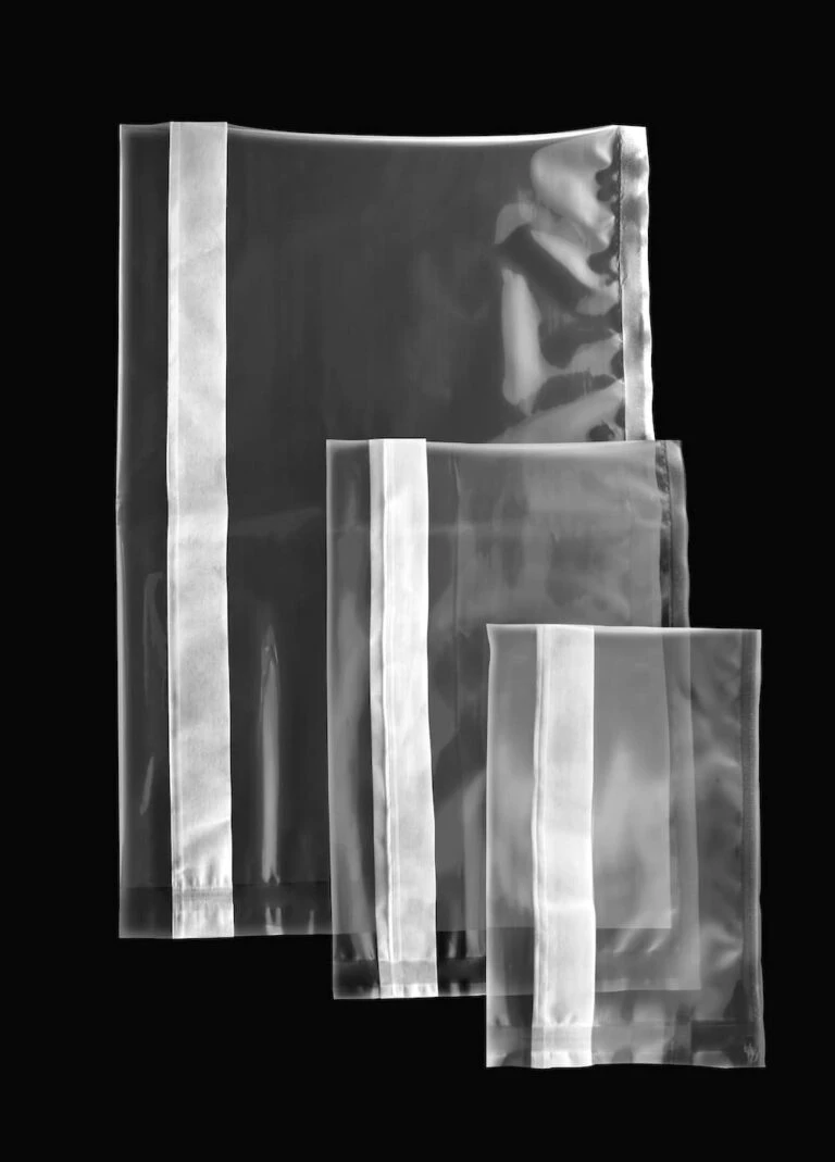 Sacs avec filtre latéral stérile