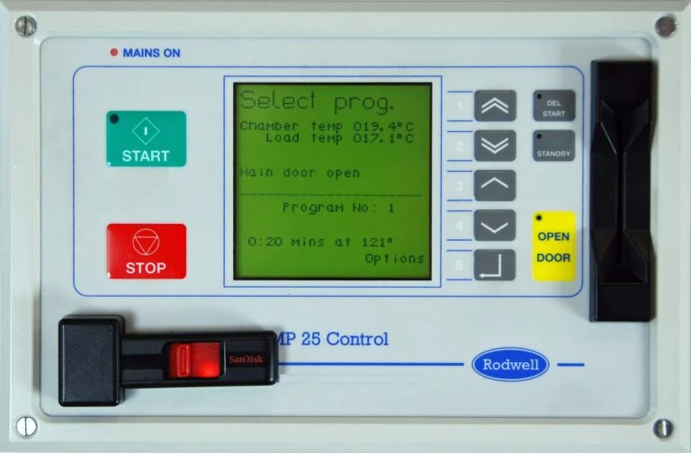 Contrôleur MP25 de nos autoclaves